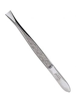 Credo Solingen Tweezers 3' Bent Nickel Plated Blister