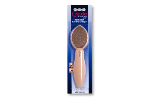 Credo Solingen Ceramic Callus Rasp Apricot Blister