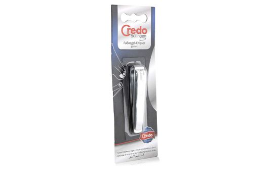 Credo Solingen Nail Clipper Straight 82mm Matt Chrome Blister