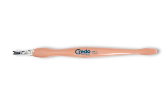 Credo Solingen Cuticle Trimmer Stainless Apricot Blister