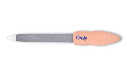 Credo Solingen Sapphire Nail File Coarse Apricot Blister