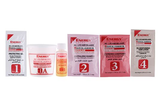 Energy No-Lye Hair Relaxer Kit - Regular