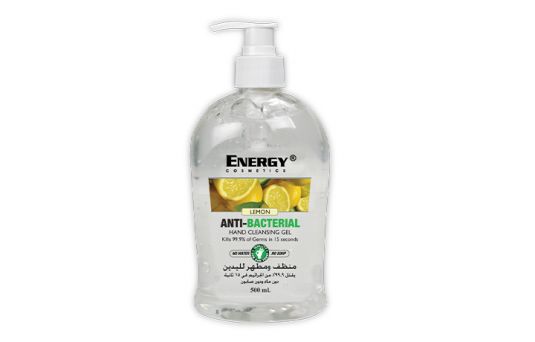 Energy Hand Sanitizer Gel Lemon 500ml