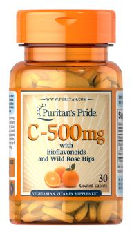 Puritan's Pride Vitamin C-500mg, 30’s