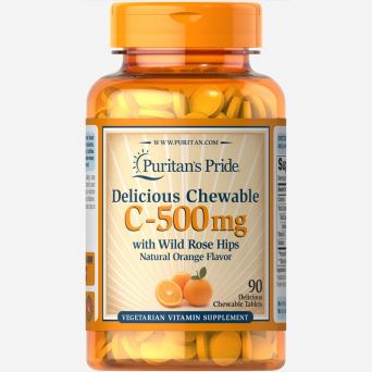 Puritan's Pride Chewable Vitamin C 500