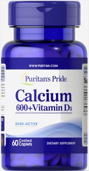 Puritan's Pride Calcium 600 + Vitamin D