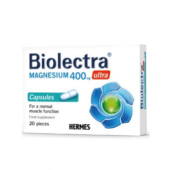 Biolectra Magnesium Ultra (Magnesium Oxide) 400mg Hard Gelatin Capsule