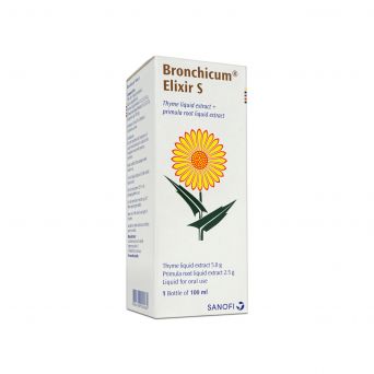 Bronchicum Elixir S Natural Cough Syrup with Thyme and Primula Root Extract