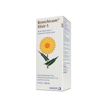 Bronchicum Elixir S Natural Cough Syrup with Thyme and Primula Root Extract