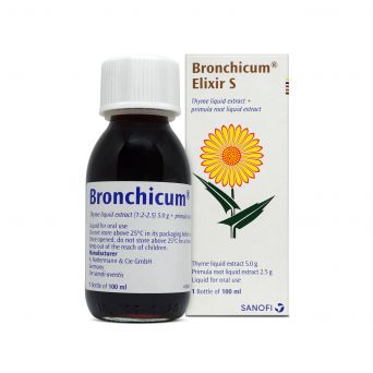 Bronchicum Elixir S Natural Cough Syrup with Thyme and Primula Root Extract