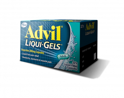 Advil 200mg Liqui Gels Capsule 32's