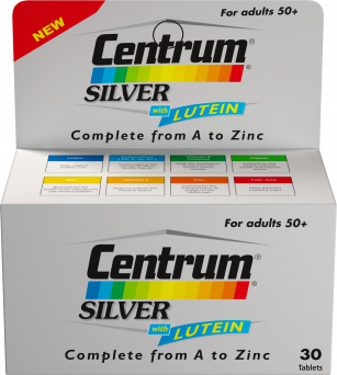 Centrum with Lutein Balanced Formula, 30 Tablets