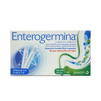 Enterogermina Probiotic Oral Suspension 2 Billion / 5ml 10 Vials