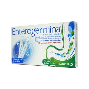 Enterogermina Probiotic Oral Suspension 2 Billion / 5ml 10 Vials