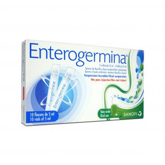 Enterogermina Probiotic Oral Suspension 2 Billion / 5ml 10 Vials