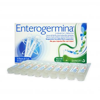 Enterogermina Probiotic Oral Suspension 2 Billion / 5ml 10 Vials