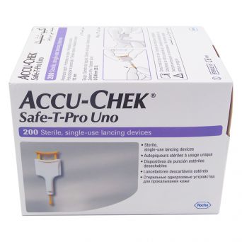 Accu-Chek Safe T-Pro Uno 28G 200pcs/box
