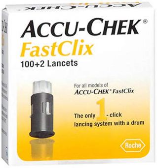 Accu-Chek Kit Fastclix Lancets 102's