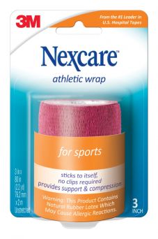 3M Nexcare Athletic Wrap Red