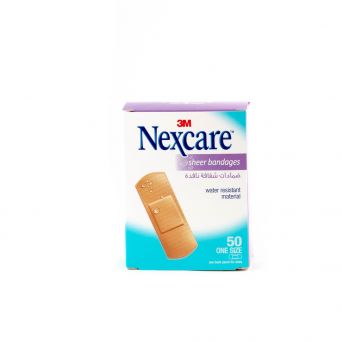 3m Nexcare Sheer Bandages 50's