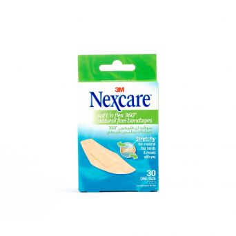 3M Nexcare Soft 'n Flex Bandages 30's