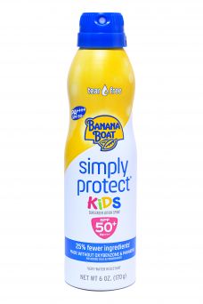 Banana Boat Simply Protect Kids Tear Free Suncare Spray SPF50 177ml