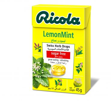 Ricola Lemon Mint Sugar Free Candy 45gr