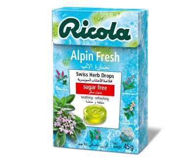Ricola Alpin Fresh Sugar Free Candy 45gr