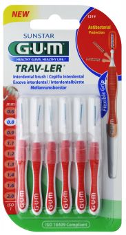 Gum Trav-Ler Interdental Brush 0.8mm