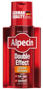 Alpecin Double-Effect Caffeine Shampoo - Against Hair Loss and Dandruff in Men, 200ml