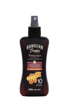 Hawaiian Tropic Tanning Oil Coconut & Papaya SPF10 Pump Spray 200ml