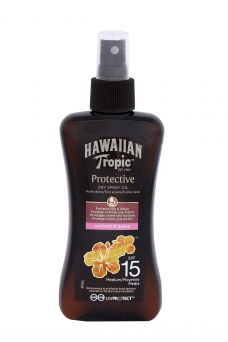 Hawaiian Tropic Tanning Oil Coconut & Guava SPF15 Pump Spray 200ml
