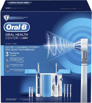 Oral-B OC 501 Oxyjet Cleaning System + Pro 2000 Tooth Brush