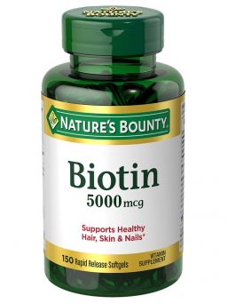 Nature's Bounty Biotin 5000mcg