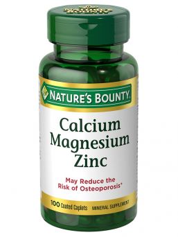 Nature's Bounty Calcium Magnesium Zinc Capsule