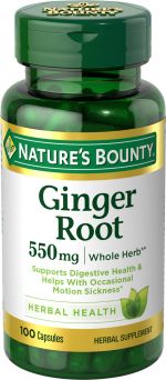 Nature's Bounty Ginger Root 550mg Capsule
