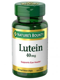 Nature's Bounty Lutein 40mg Softgel