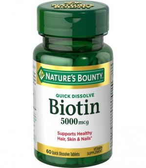 Nature's Bounty Quick Dissolve Biotin 5000mcg Tablet