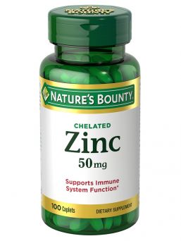 Nature's Bounty Zinc Chelated 50mg