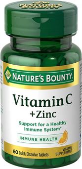 Nature's Bounty Vitamin C + Zinc Tablet