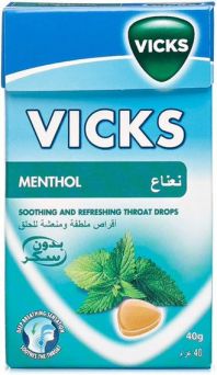 Vicks Soothing and Refreshing Throat Lozenges - Menthol, 20's