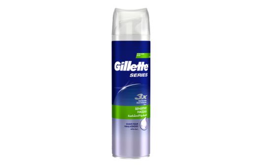 Gillette Series Sensitive Shaving Foam with Aloe 250 ml