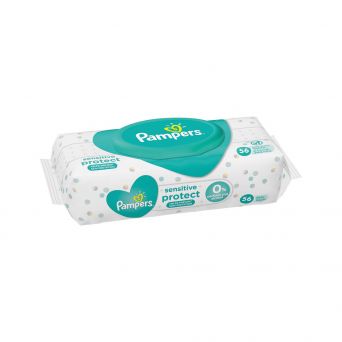Pampers Sensitive Baby Wipes, 56's
