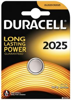 Duracell Specialty 2025 Lithium Coin Battery 3V, Pack Of 2 (Dl2025/Cr2025)