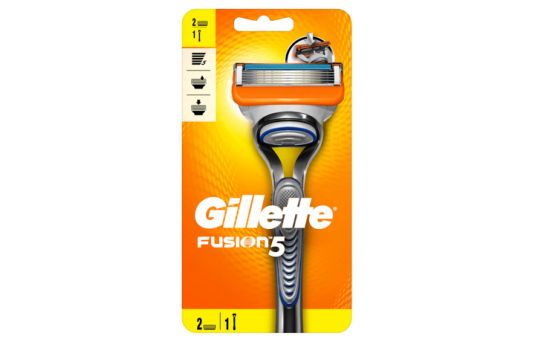 Gillette Fusion Men's Razor Handle + 2 Blades