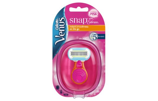 Gillette Venus Embrace Snap Extra Smooth Women's Mini Razor, 1 piece