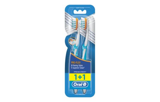 Oral-B Pro-Expert Pro-Flex Soft Manual Toothbrush 2's