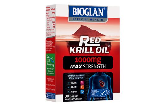 Bioglan Red Krill Oil Double Strength 1000mg