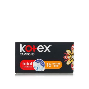 Kotex Mini Normal Silky Cover Tampons - 16 Pieces