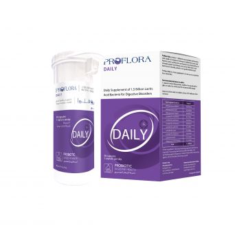 Proflora Daily. Multi-strain probiotic & prebiotic supplement.